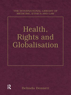 cover image of Health, Rights and Globalisation